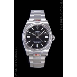 Rolex Oyster Perpetual REF#124300 41MM Cal.3230 Movement Swiss Replica Black Dial 904L Steel 1:1 Mirror Replica Watch