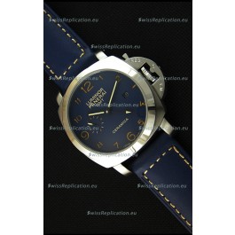 Panerai Luminor Marina GMT Ceramica Stainless Steel Japanese Replica Watch 