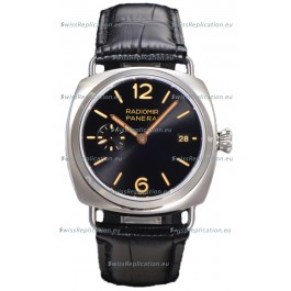 Panerai Radiomir PAM1294 Quaranta 40MM 904L Steel Black Dial Watch in 1:1 Mirror Replica 