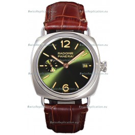 Panerai Radiomir PAM1573 Quaranta 40MM 904L Steel Green Dial Watch in 1:1 Mirror Replica 