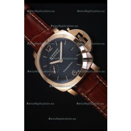 Panerai Luminor Marina PAM393 42MM Swiss Rose Gold Replica Watch 