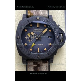 Panerai Submersible PAM1513 Carbotech GMT Navy Seals Edition Replica Watch 44MM