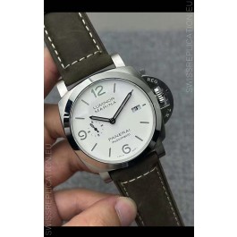 Panerai Luminor Marina PAM1314 1:1 Mirror Swiss Replica Watch in White Dial 