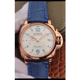 Panerai Luminor DUE PAM756 Edition 1:1 Mirror Swiss Replica Watch in Rose Gold Casing 42MM