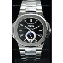 Patek Philippe Nautilus 5726A 1:1 Mirror Swiss Watch Black Dial