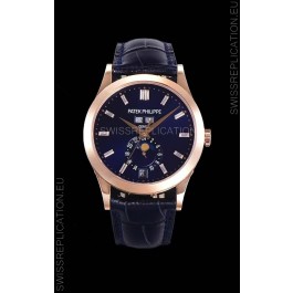 Patek Philippe Annual Calendar 5396R-012 Complications Swiss Replica Watch in Blue Dial 