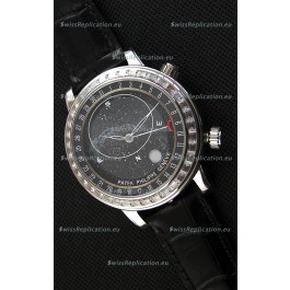 Patek Philippe Grand Complication 6102P Celestial Moon Age Grey Dial Swiss Replica Watch 