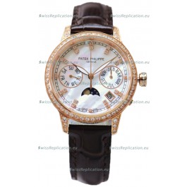 Patek Philippe Grand Complications Ladies First Perpetual Calendaer Rose Gold Swiss Replica Watch 