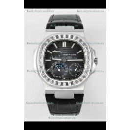 Patek Philippe Nautilus 5712/1A 1:1 Quality Swiss Replica Watch in Blue Dial