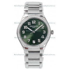 Patek Philippe Twenty-4 Green Dial 904L Steel Casing 1:1 Mirror Replica Watch 36MM