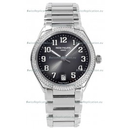 Patek Philippe Twenty-4 Grey Dial 904L Steel Casing 1:1 Mirror Replica Watch 36MM