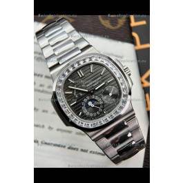 Patek Philippe Nautilus 5712G 1:1 Quality Swiss Replica Watch in Grey Dial