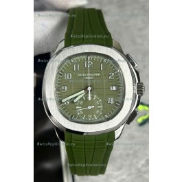 Patek Philippe Aquanaut 5968A Green Dial Chronograph 1:1 Mirror Replica Watch