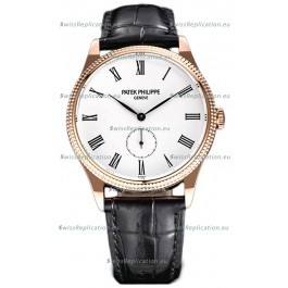 Patek Philippe Calatrava 5119G Rose Gold Casing 1:1 Mirror Replica Watch 
