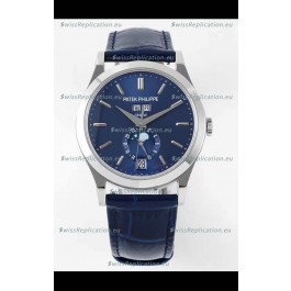 Patek Philippe Annual Calendar 5396 Complications Swiss Replica Watch in Blue Dial