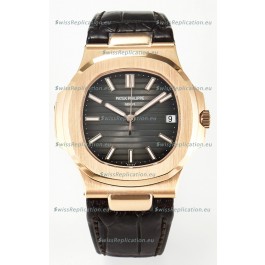 Patek Philippe Super Clone Nautilus 5711R-001 904L Rose Gold Brown Dial 
