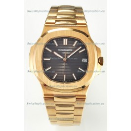 Patek Philippe Super Clone Nautilus 5711/1R-001 in Rose Gold Grey Dial