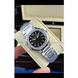 Patek Philippe Nautilus Super Clone 7010 32MM 1:1 Mirror Replica Black Dial 