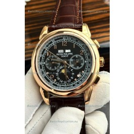 Patek Philippe Grand Complications 5270 Swiss Replica Watch in Rose Gold Casing