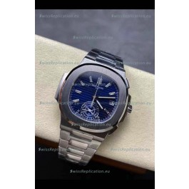 Patek Philippe Nautilus 5980/1A 40th Anniversary Chronograph Steel Case in Purple Dial - 1:1 Mirror Replica