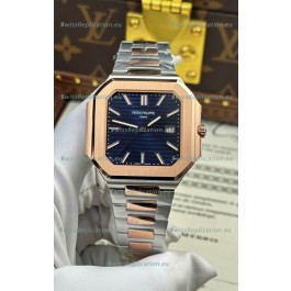 Patek Philippe Cubitus 5821 Two Tone Casing Blue Dial Swiss Replica Watch 