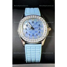 Patek Philippe Super Clone Aquanaut LUCE 5072-001 Automatic in Blue Dial 35MM