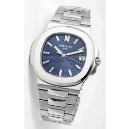 Patek Philippe Nautilus 5711 50th Anniverasy Edition 1:1 Mirror Watch in Blue Dial 904L Steel 