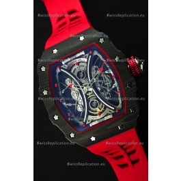 Richard Mille RM53-01 Pablo Mac Donough Red Carbon Case Swiss Replica Watch 