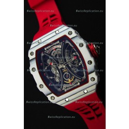 Richard Mille RM53-01 Pablo Mac Donough White Carbon Case Swiss Replica Watch 