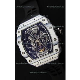 Richard Mille RM53-01 Pablo Mac Donough White Carbon Case Swiss Replica Watch 