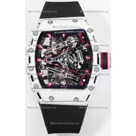 Richard Mille RM38-02 White Carbon Bubba Watson Black Rubber Tourbillon Movement 1:1 Mirror Replica