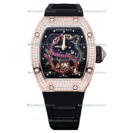 Richard Mille RM26-01 Serpent Dial Rose Gold Plated Watch in Swiss Automatic Movement