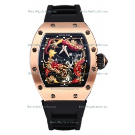 Richard Mille RM057 Dragon Dial Rose Gold Watch in Swiss Automatic Movement