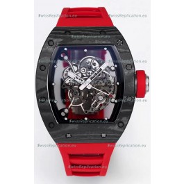 Richard Mille RM055 Black Carbon Casing 1:1 Superclone Genuine Tourbillon Watch 