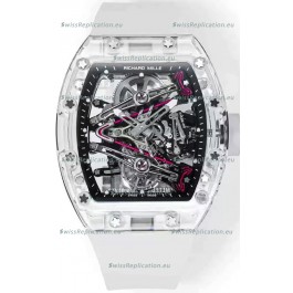 Richard Mille RM38-02 Sapphires Bubba Watson Translucent Rubber Tourbillon Movement 1:1 Mirror Replica