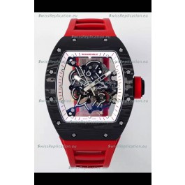 Richard Mille RM055 Black Carbon Casing 1:1 Superclone Genuine Tourbillon Watch 