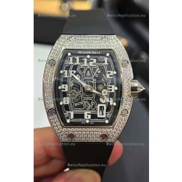 Richard Mille RM67-01 Diamonds Titanium Casing 1:1 Swiss Replica Watch 