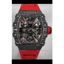 Richard Mille RM12-01 Carbon Fiber Case Genuine Tourbillon Movement 1:1 Mirror Replica Watch