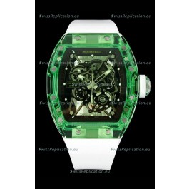 Richard Mille RM35-01 Transparent Sapphires Casing with Genuine Tourbillon Super Clone Watch