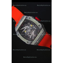 Richard Mille RM027 Tourbillon Rafael Nadal Edition Swiss Watch in Forged Carbon Case