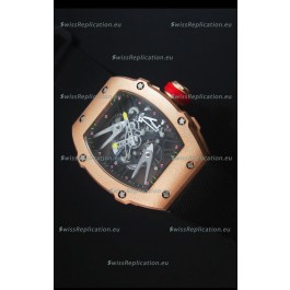 Richard Mille RM027 Tourbillon Rafael Nadal Edition Swiss Watch in Rose Gold Case