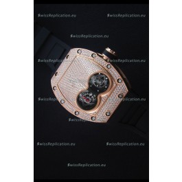 Richard Mille RM053 Tourbillon Pablo Mac Donough Swiss Replica Watch Pink Gold Case