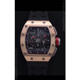Richard Mille RM011-FM Felipe Massa Rose Gold Casing Swiss Replica Watch
