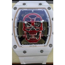 Richard Mille RM052-01 Skull Genuine Tourbillon Edition Watch in Ceramic Casing