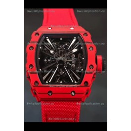 Richard Mille RM12-01 Carbon Fiber Case Genuine Tourbillon Movement 1:1 Mirror Replica Watch