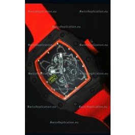 Richard Mille RM35-01 Rafael Nadal Edition Swiss Replica Watch Orange Nylon Strap