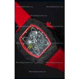 Richard Mille RM35-01 Rafael Nadal Edition Swiss Replica Watch Red Nylon Strap