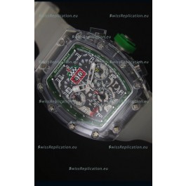 Richard Mille RM056-1 Tourbillon Felipe Massa Chronograh Green Bezel Watch