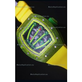 Richard Mille RM059 Yohan Blake Edition Swiss Replica Watch in Yellow Bezel
