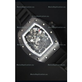 Richard Mille RM055 Ceramic Case Watch in White Inner Bezel